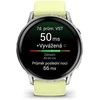Išmanusis laikrodis Garmin Venu 4 - 45 mm, Sidabrinis / Citron silicone strap