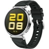 Išmanusis laikrodis Huawei Watch GT 5 41mm Active, Sidabrinės spalvos korpusas su juodos spalvos silikoniniu dirželiu