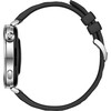 Išmanusis laikrodis Huawei Watch GT 5 41mm Active, Sidabrinės spalvos korpusas su juodos spalvos silikoniniu dirželiu