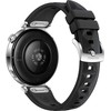 Išmanusis laikrodis Huawei Watch GT 5 41mm Active, Sidabrinės spalvos korpusas su juodos spalvos silikoniniu dirželiu