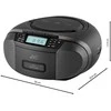 JVC RC-E444B Radio grotuvas Juodas