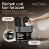 Espreso lašelinis kavos aparatas PC-KAD 1308 DARK INOX PROFICOOK