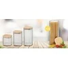 KELA Glass jar with bamboo lid NEA, 1,5 l