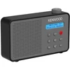 Radio JVC Kenwood CR-M25DAB-H Radio – DAB Plus Automatic Safety Alert – Gray and Juodas