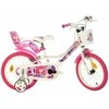 Kids bike Dino Bikes 16" Baltas with pink print