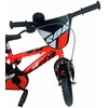 Kubisport Vaikiškas dviratis 12 colių su pagalbiniais ratukais oranžinis Dino Bikes (Kub_05-CSK5123K-OR)