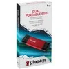 Kietasis diskas „Kingston“ SSD dvigubas nešiojamas 1 TB