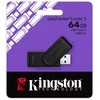 KINGSTON 64GB Portable USB 3.2 Gen 1 DataTraveler Exodia S Juodas/Juodas
