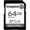 Atminties kortelė „Kingston Industrial SDXC“ 64 GB, 10 klasės, A1, pSLC