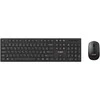 Klaviatūra ir pelė C-Tech C-TECH klaviatūra su myszą WLKMC-03, Bezdrátowy set 2.4GHz, CZ, juoda