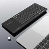Klaviatūra C-TECH WLTK-03, dvigubas, jutiklinis skydelis
