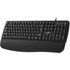Genius KM-123 komplektas klaviatūra su laidu (USB) CZ/SK, juoda su optyczną myszką