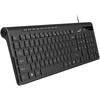 Genius Slimstar 230 II COPILOT klaviatūra su laidu (USB) CZ/SK, juoda