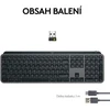 Klaviatūra „Logitech MX Keys S“, skirti „Mac“, kosminės pilkos spalvos – CZ/SK