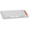 Klaviatūra LOGITECH POP ICON KEYS - OFF Baltas - US INT'L - BT - INTNL-973