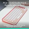Klaviatūra LOGITECH POP Piktogramos klavišai – ROSE – JAV INT'L – BT – INTNL-973