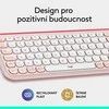 Klaviatūra LOGITECH POP Piktogramos klavišai – ROSE – JAV INT'L – BT – INTNL-973