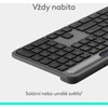 Klaviatūra „Logitech Signature Slim Solar“, grafito spalvos – CZ/SK
