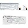 Klaviatūra Logitech Slim Belaidis rinkinys MK470, Baltas - CZ/SK