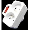 Connect It Konnoc DX-R2S dvigubas lizdas su jungikliu
