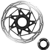 SRAM Centerline 2 Piece CenterLock 180mm Juodas Rounded disc (package includes lockring with