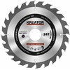 Kreator KRT020410 - Medienos pjovimo diskas 165mm, 24T