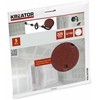 Švitrinio popieriaus diskas Ø225mm, G150 (5vnt.), Audinio pagrindas Kreator
