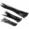 Plastikiniai spaustukai juodi 5x190mm (50vnt.) Kreator