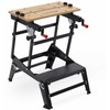 Kreator KRT672002 Sulankstomas darbo stalas, 100 kg, 30-47,5 cm, 77 cm, plieno rėmas, 4 judantys kaiščiai