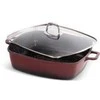LT1286 BAKING PAN 28X28 Raudonas CAST LAMART