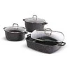 LT1287 SET OF POT 6PCS Juodas CAST LAMART