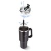 LT4088 KUBEK TER. Juodas 1,2L HUGE LAMART