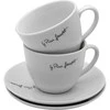 Lamart LT9207 puodelis su lėkštute 300 ml KAFFE, 2 vnt.