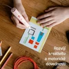 LAMAX ArtKid1 rožinis 3D rašiklis vaikams + 12 spalvų užpildų ir 3 šablonai