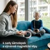 Ausinės LAMAX SoundKid1 - su lankeliu ant galvos - modrá