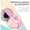 LAMAX BabyMuffs1 Rožinė - protihluková dětská sluchátka