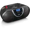 Grotuvas Lenco Lenco DAB+-Radio/Boombox SCD-6900, kaseta, CD grotuvas/MP3, FM, DAB+, juoda