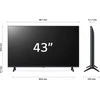 Televizorius LG 43UR78006LK