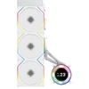 Lian Li HYDROSHIFT II LCD-C 360CL ARGB universalus skysčio aušintuvas – baltos spalvos