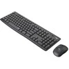 Belaidė klaviatūra su pele Logitech MK295, Čekų išdėstymas, juodos spalvos