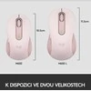 Belaidė pelė Logitech Signature M650 M, rožinė