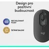 LOGITECH POP pelė su jaustukais – GRAPHITE – BT – EMEA28i-935 – FY25,TERRA