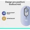 Logitech POP ICON Pelė Violetinis
