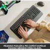Klaviatūra Logitech Signature K650, Grafito spalvos, čekų kalba (Qwertz)