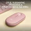 Belaidė pelė Logitech Pebble 2 M350s, Rožinė