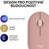 Belaidė pelė Logitech Pebble 2 M350s, Rožinė