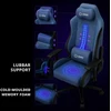 LORGAR CHA41, Ergonomic Gaming Chair Advanced, premium anti-stain fabric, Juodas/baltas