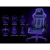 LORGAR CHA41, Ergonomic Gaming Chair Advanced, premium anti-stain fabric, Juodas/baltas