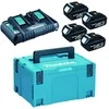 MAKITA MAITINIMO RINKINYS 18V 4×3,0Ah (BL1830Bx4+DC18RD) MAKPAC