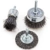 Makita Vielinių šepečių komplektas (3vnt.) gręžtuvams D-66070